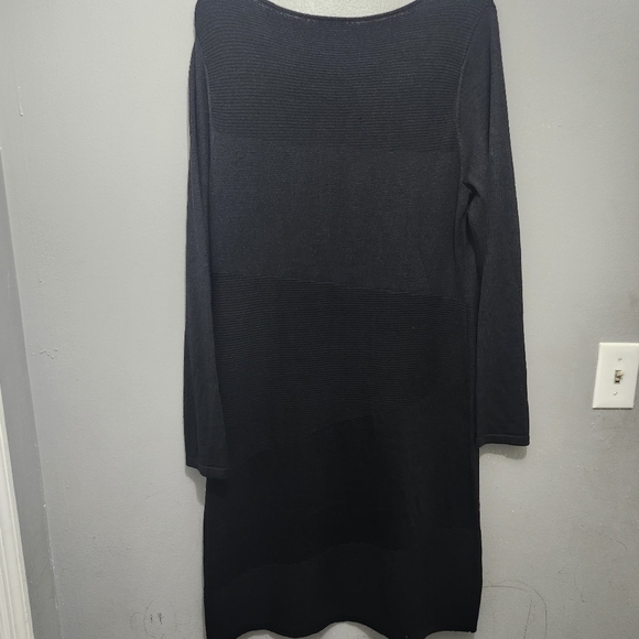 Ann Taylor Women's Black Long Sleeve Sheath Dress Size XL Wool Blend - Picture 8 of 10